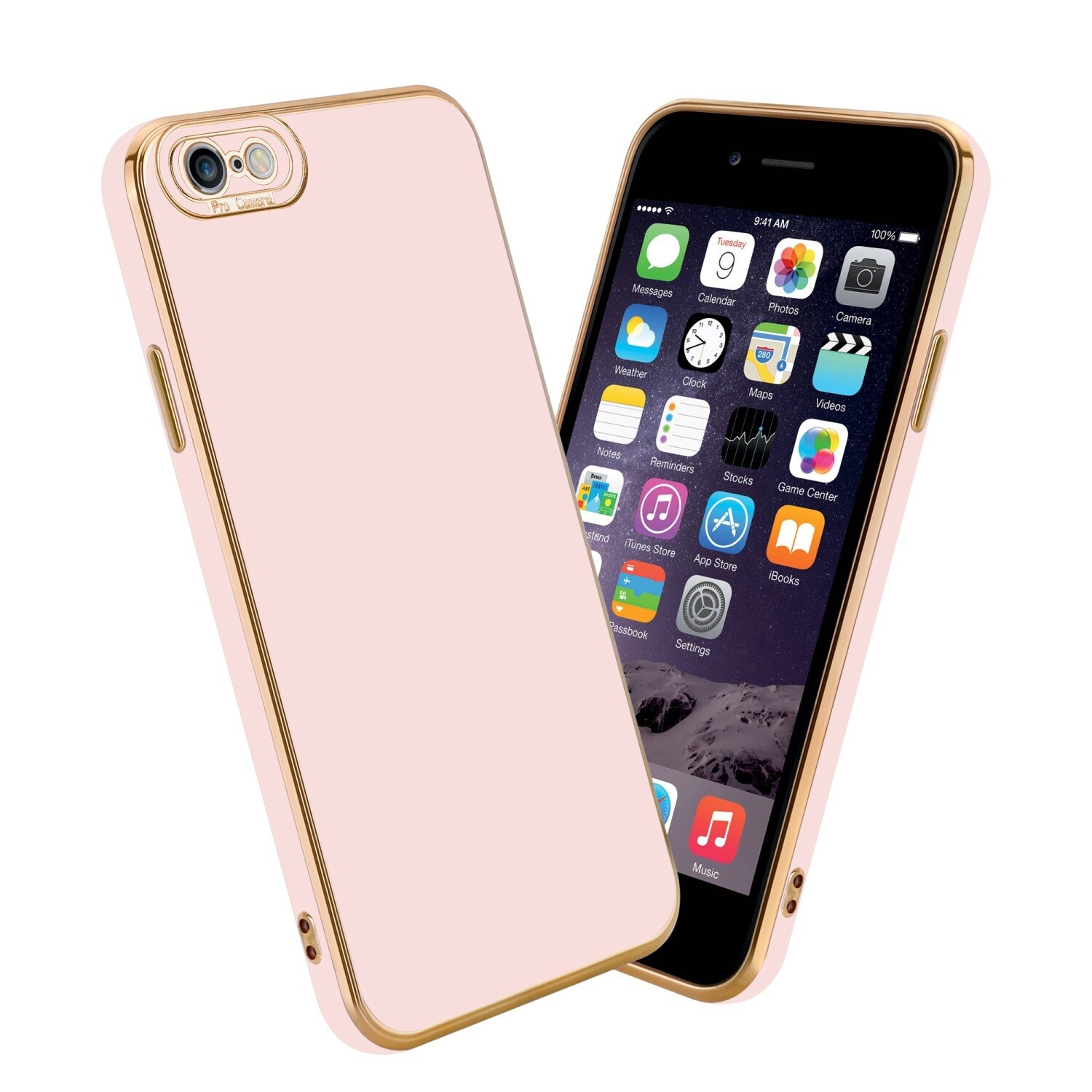 iPhone 6 PLUS / 6S PLUS Skal Fodral Case (Rosa) - Elgiganten