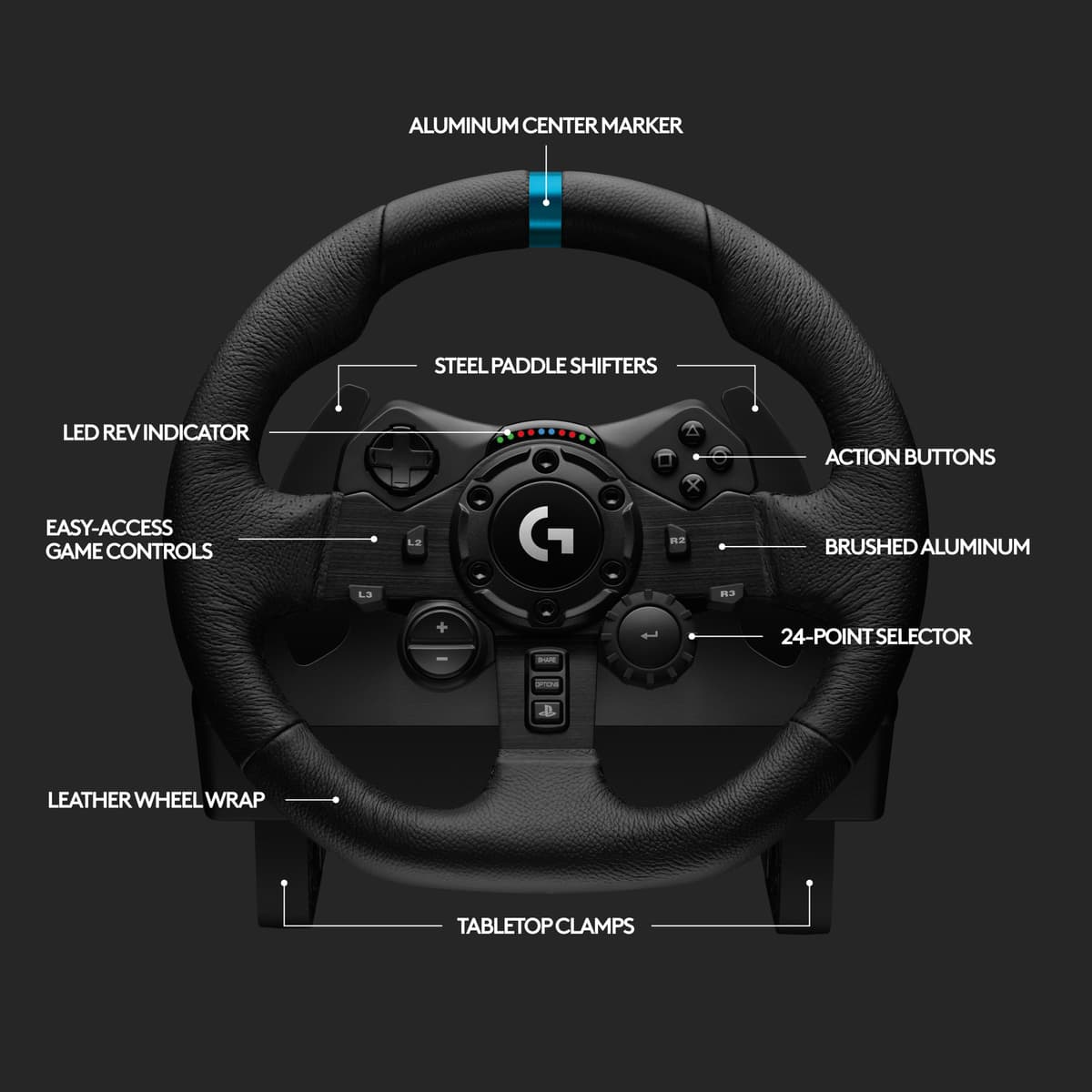 Logitech G923 PC/PlayStation racingratt