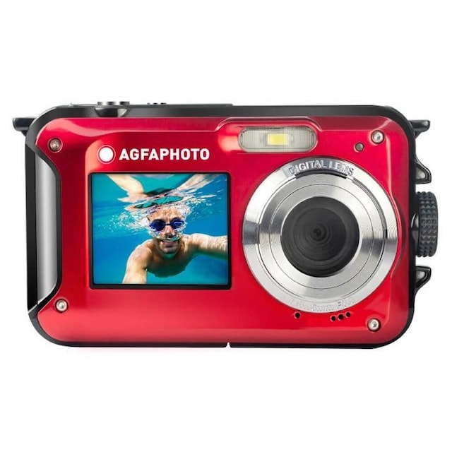 Agfa Digitalkamera WP8000 CMOS WP 24MP Röd Full HD