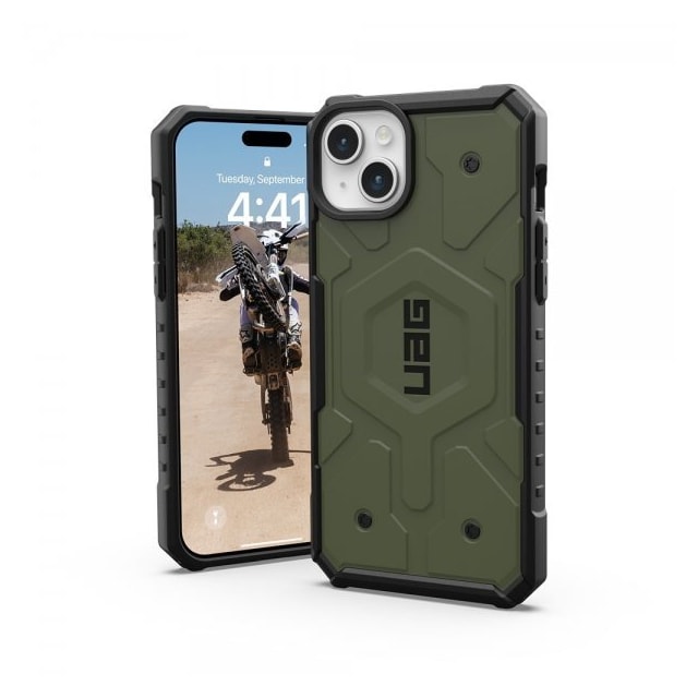 Urban Armor Gear (UAG) iPhone 15 Plus Skal Pathfinder MagSafe Olive Drab