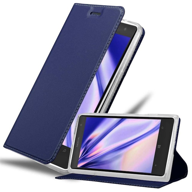 Skal Nokia Lumia 1020 Plånboksfodral (Blå)