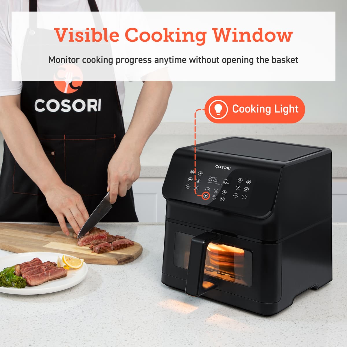 Cosori Premium II Plus airfryer CAF-P653-KEUR (svart)