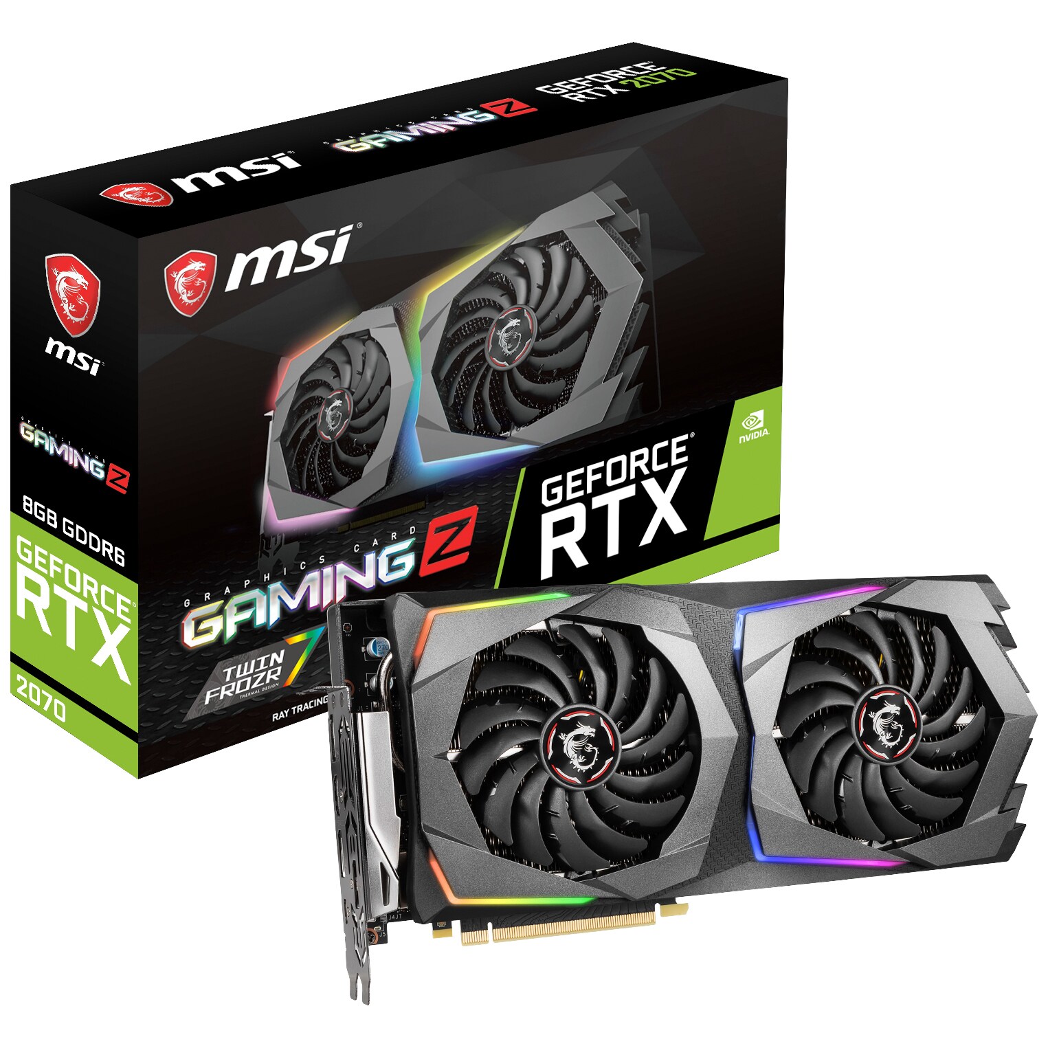 ☆ジャンク MSI GeForce RTX 2070 GAMING Z 8G グラフィックスカード