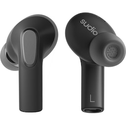 Sudio E3 true wireless in-ear hörlurar (svart)