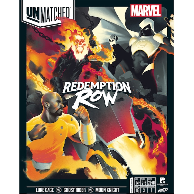 Play Unmatched Marvel: Redemption Row brädspel
