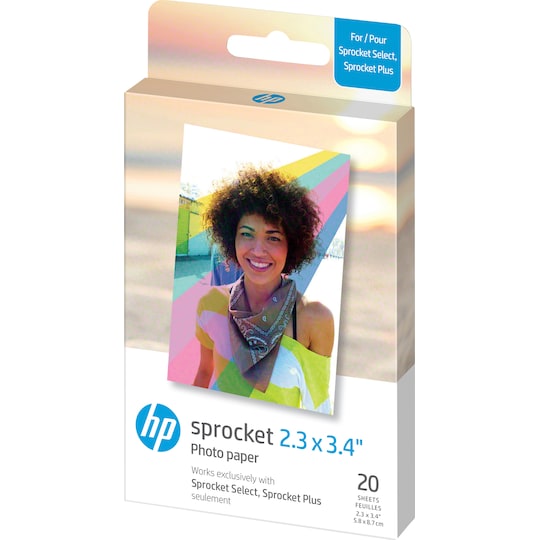 HP Paper Sprocket 2x3.4 direktfilm 20-pack - Elgiganten