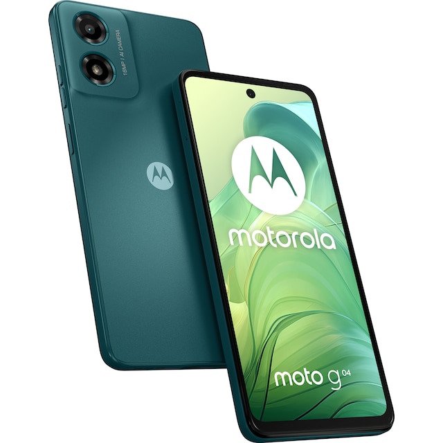Motorola G04 smartphone 4/64GB (grön)