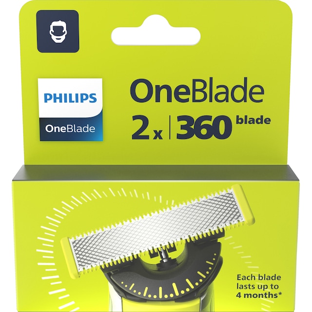 Philips OneBlade 360 ersättningsblad QP420/50 (2-pack)