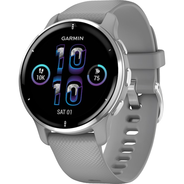 Garmin Venu 2 Plus AMOLED smartwatch (pulvergrå)