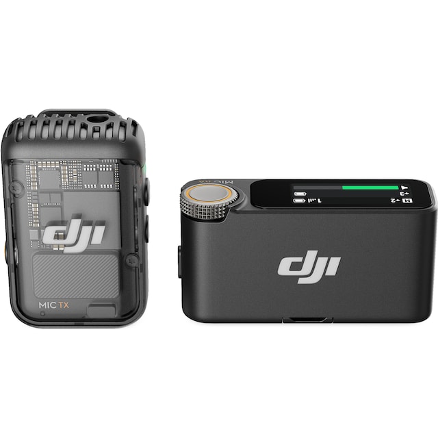 DJI Mic 2 trådlöst videomikrofonset (svart)