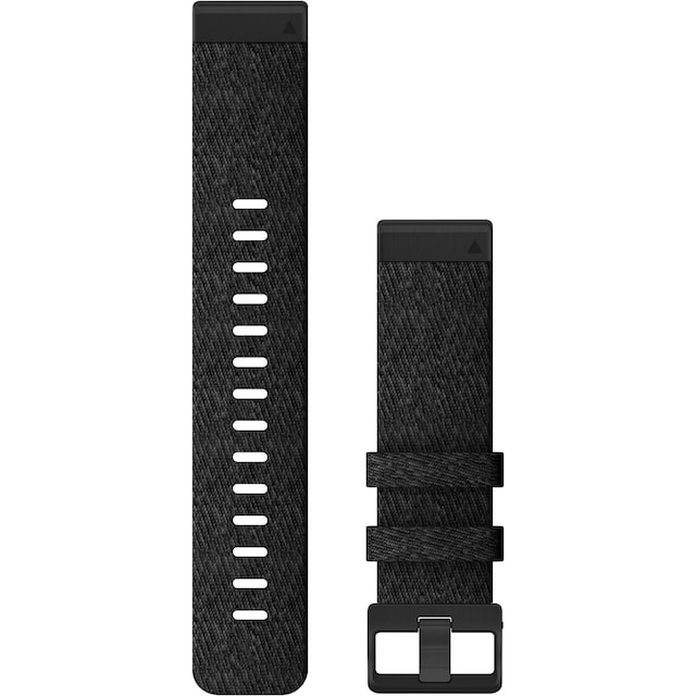 Garmin 22 mm QuickFit nylon klockarmband (svart)