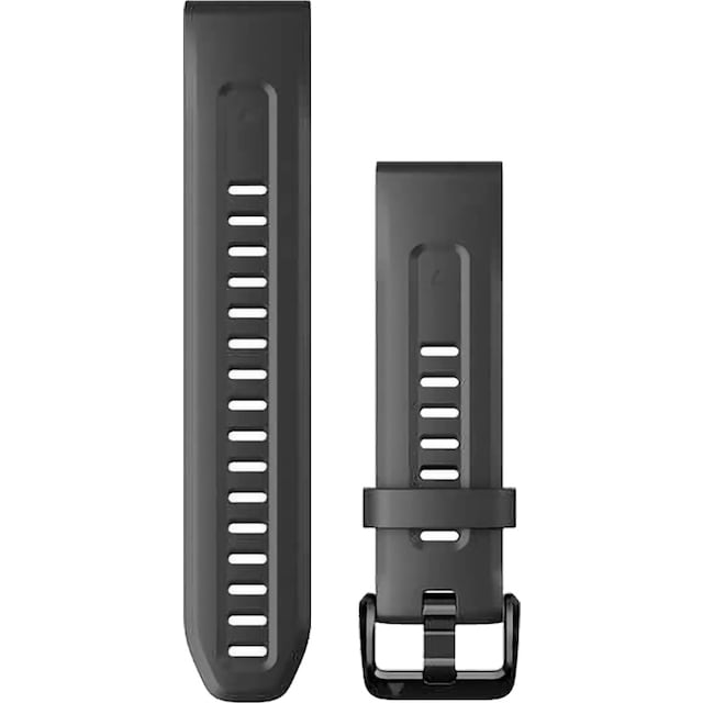 Garmin 20 mm silikon QuickFit klockarmband (svart)