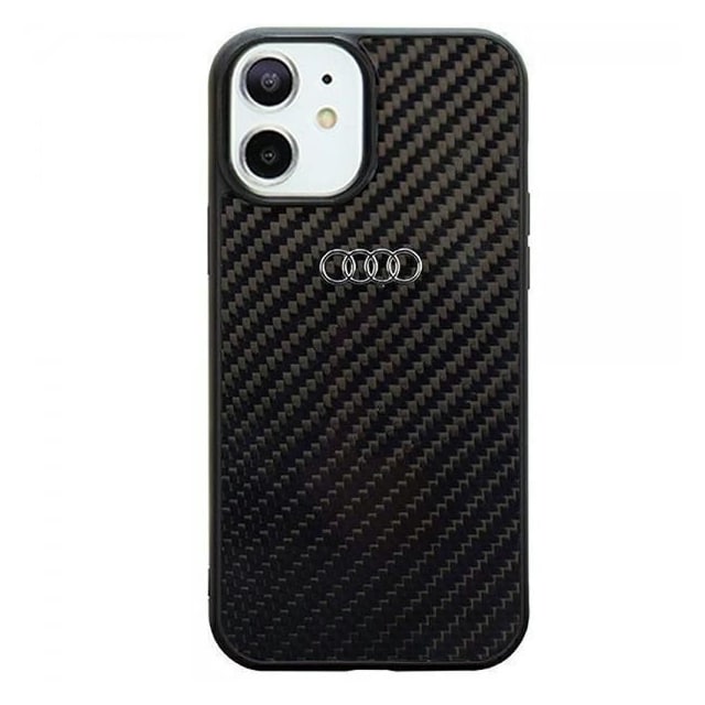 Audi iPhone 11 Skal Carbon Fiber Svart