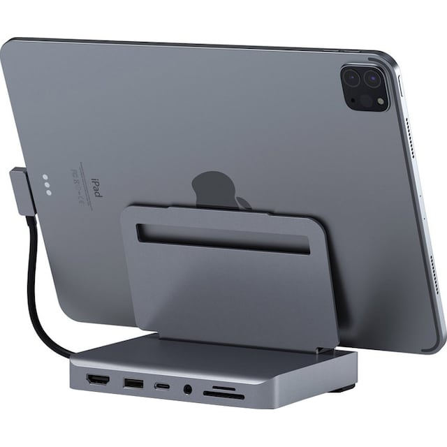 Satechi iPad Pro-hubb för surfplatta (grå)