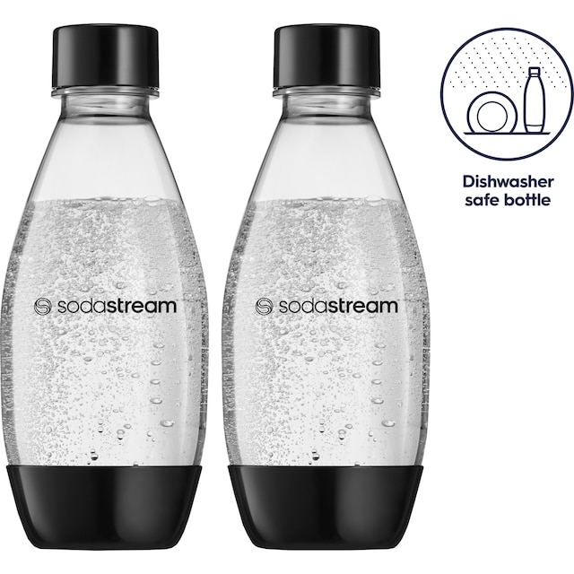 SodaStream DWS Fuse kolsyreflaska 1748223770 (2-pack, svart)