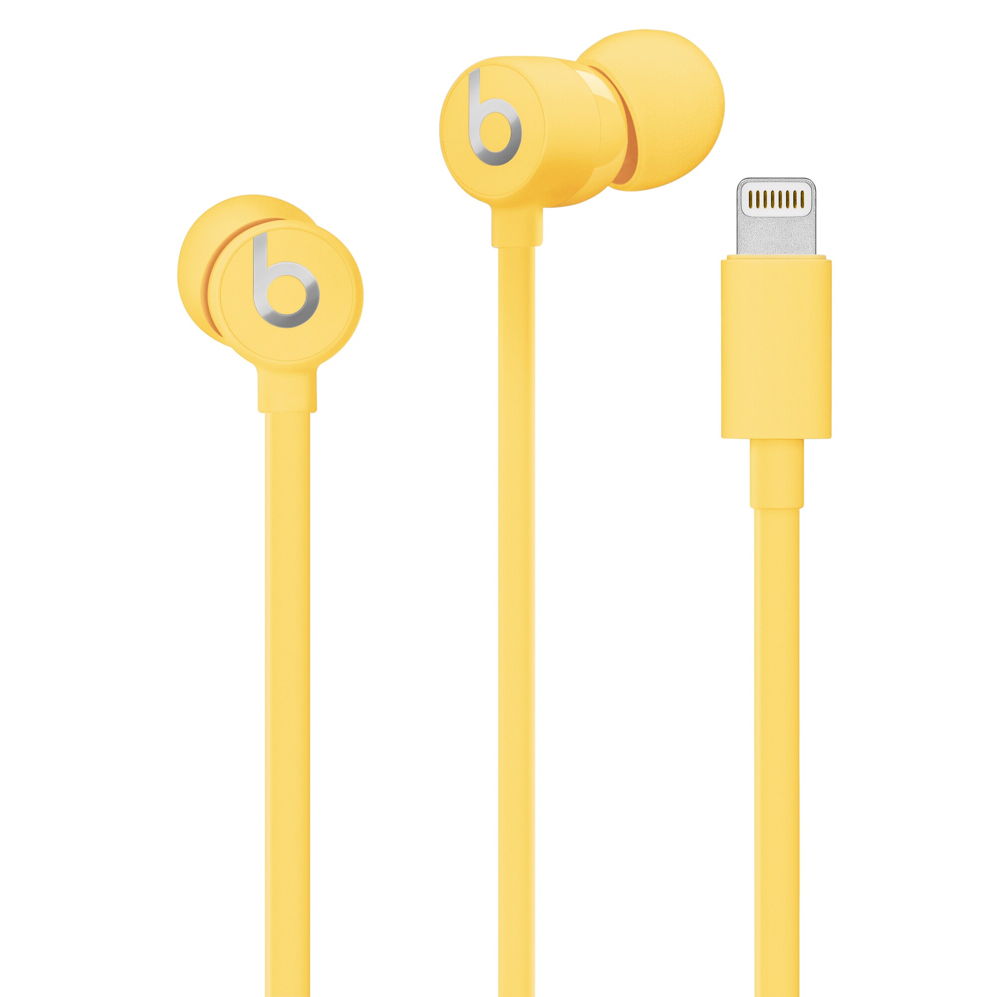 Beats urBeats3 in-ear hörlurar med lightning-kontakt (gul) - Elgiganten