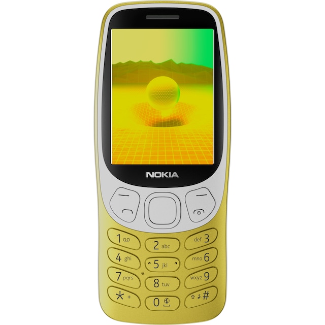 Nokia 3210 4G klassisk mobiltelefon (guld)