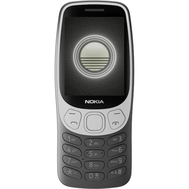 Nokia 3210 4G klassisk mobiltelefon (svart)