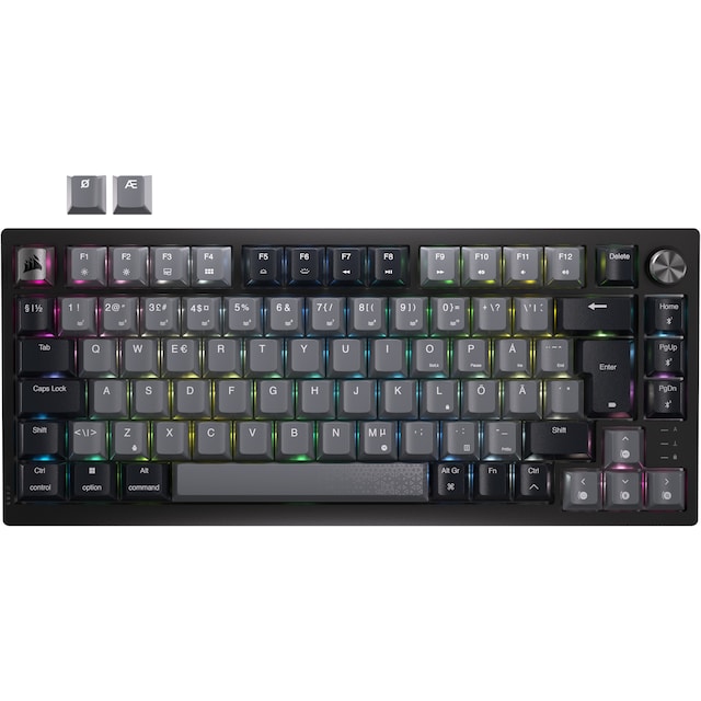 Corsair K65 Plus gamingtangentbord (svart, grått)