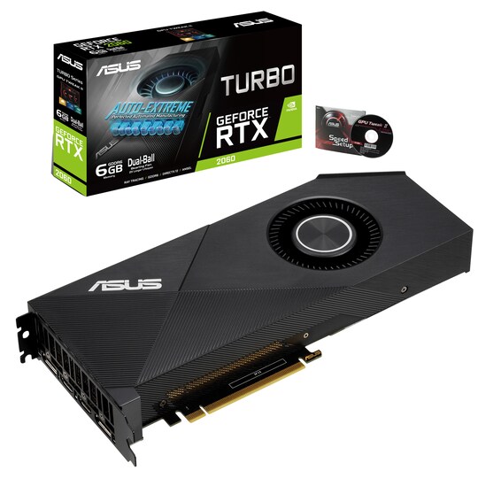 Asus GeForce RTX 2060 Turbo grafikkort 6G - Elgiganten