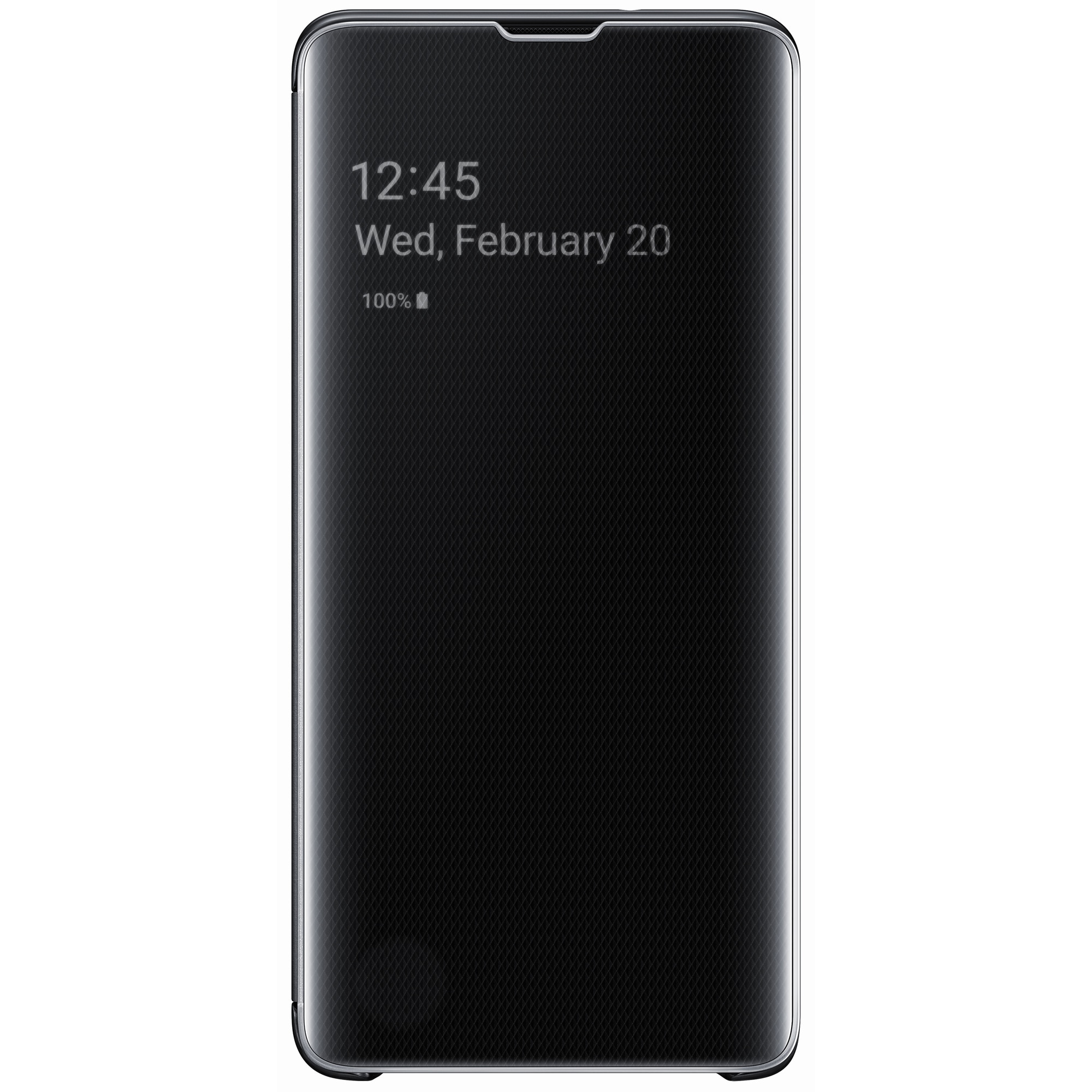 Samsung Galaxy S10 Clear View fodral (svart) - Skal och Fodral - Elgiganten