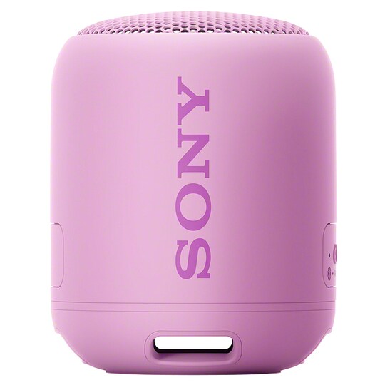 Sony bärbar trådlös högtalare SRS-XB12 (lila) - Elgiganten