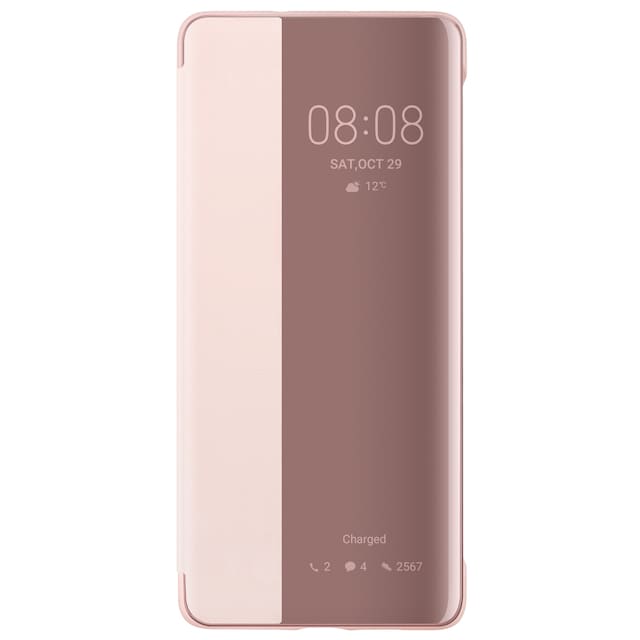 Huawei P30 Pro Smart View flipfodral (rosa)