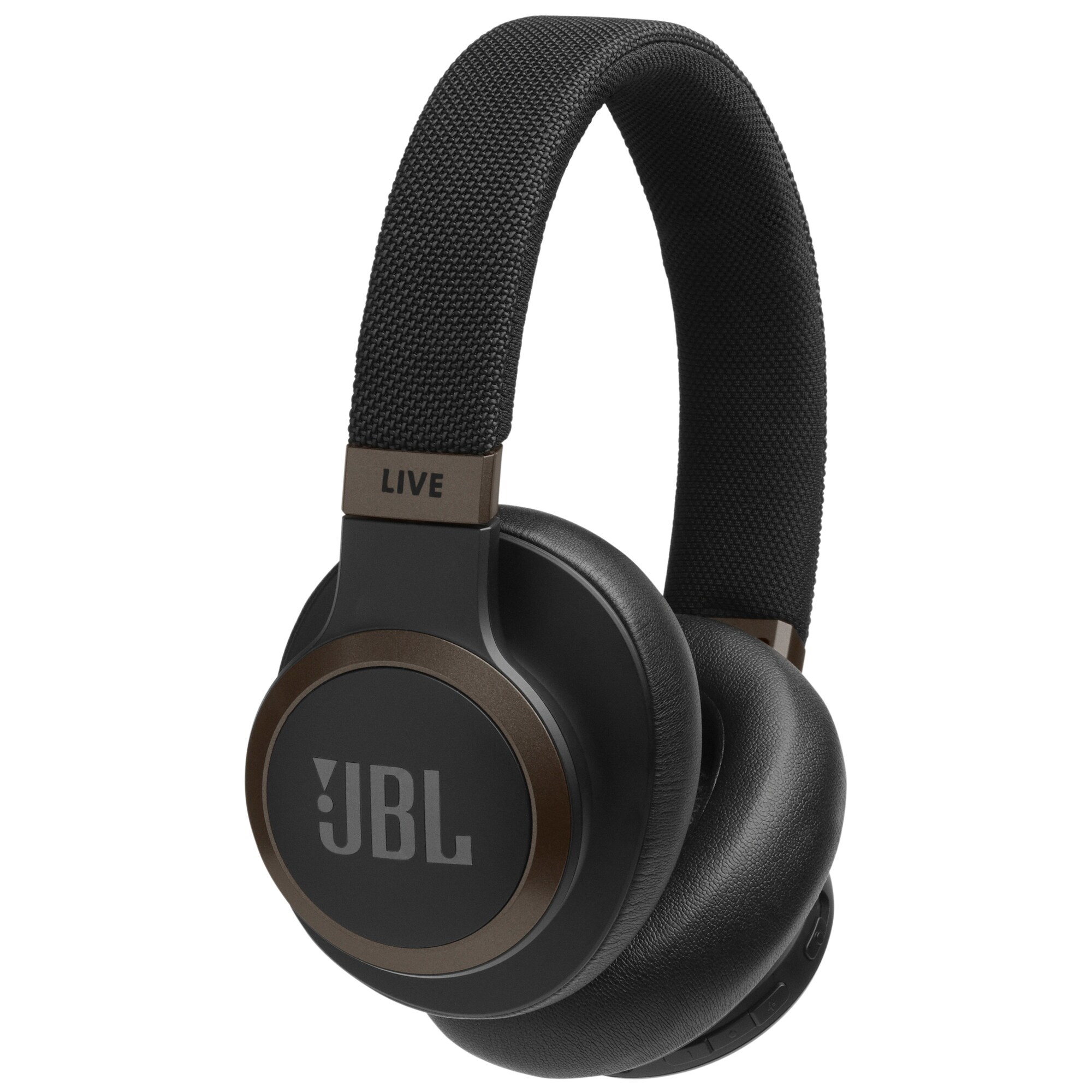 JBL LIVE 650BT trådlösa around-ear hörlurar (svart) - Hörlurar - Elgiganten