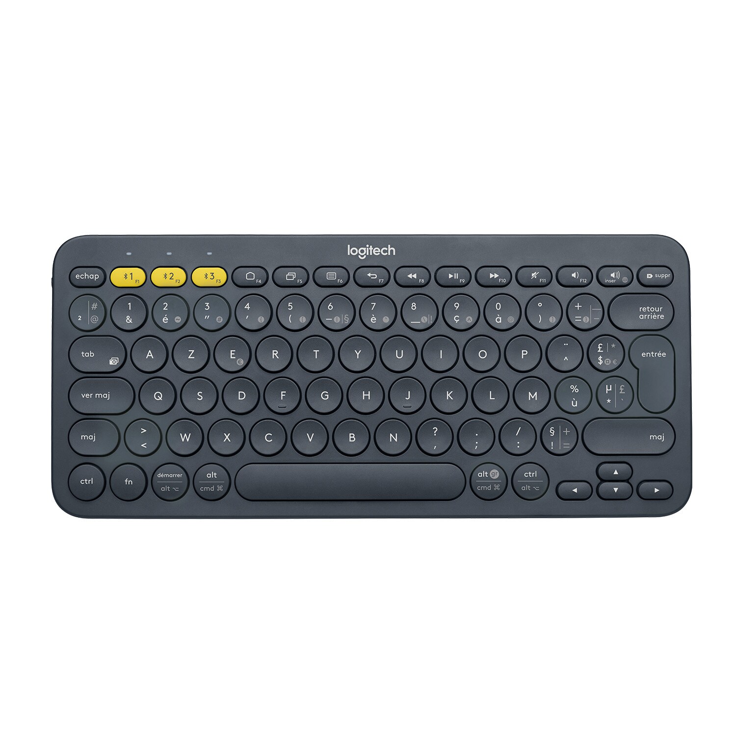 Logitech K380 Trådlöst tangentbord Bluetooth (grå) - Mus och ...