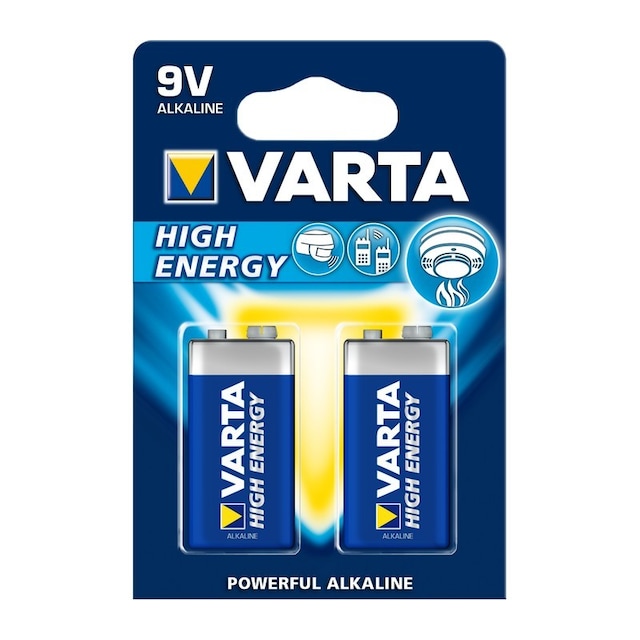 Varta Longlife Power 9V batteri (2 st)