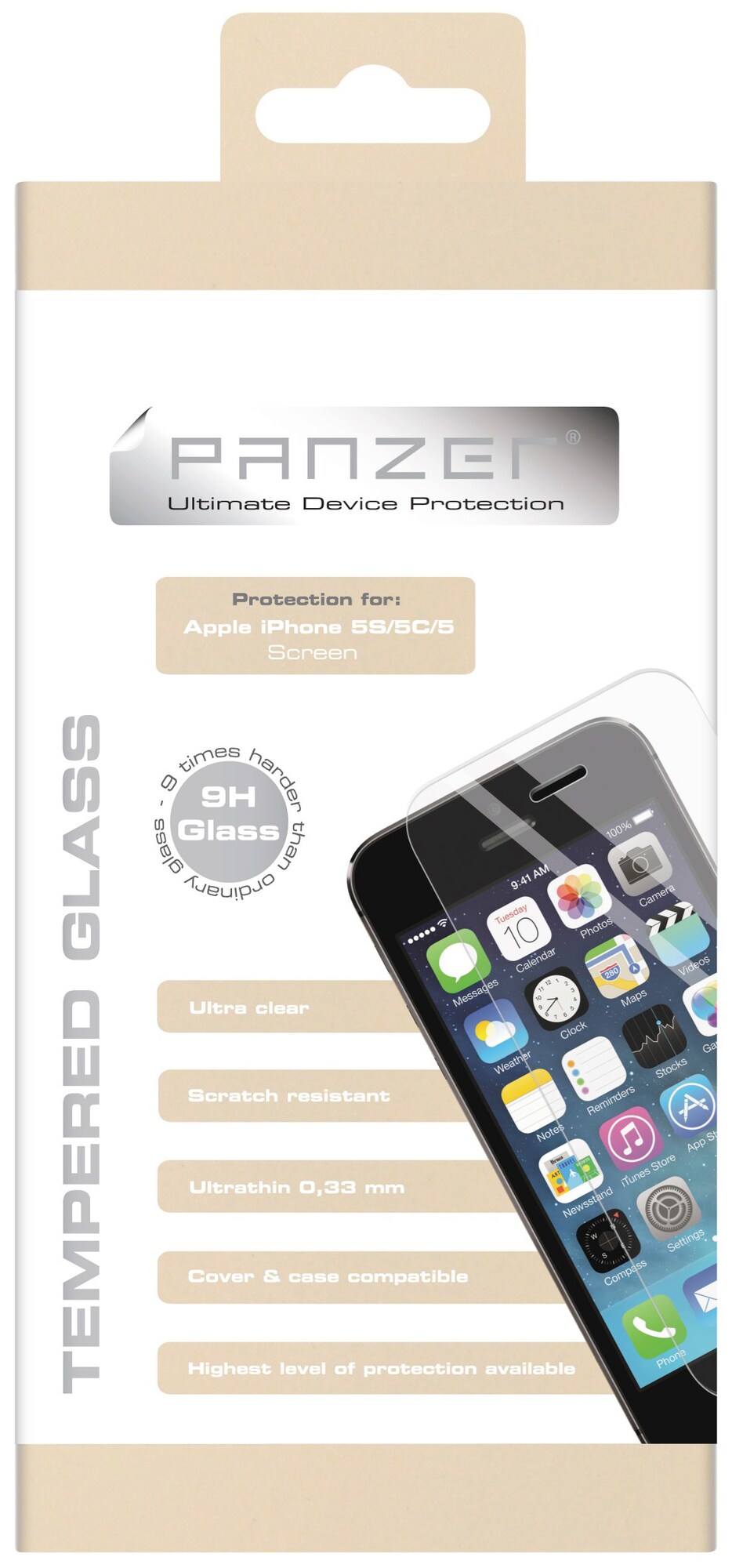Panzer skärmskydd för iPhone 5/5C/5S - Skärmskydd - Elgiganten