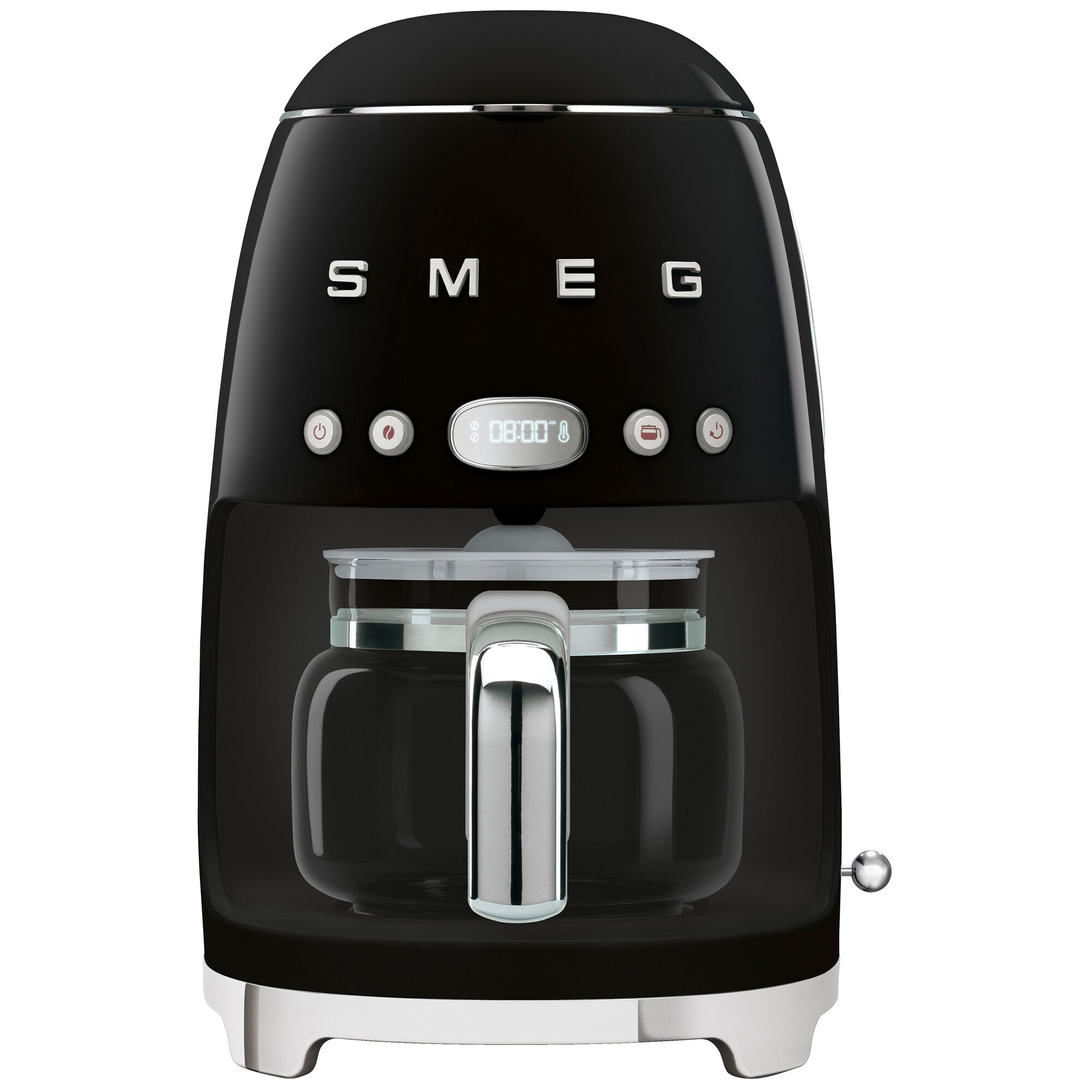 Smeg 50s Style kaffebryggare DCF02BLEU (svart) - Kaffemaskin och ...