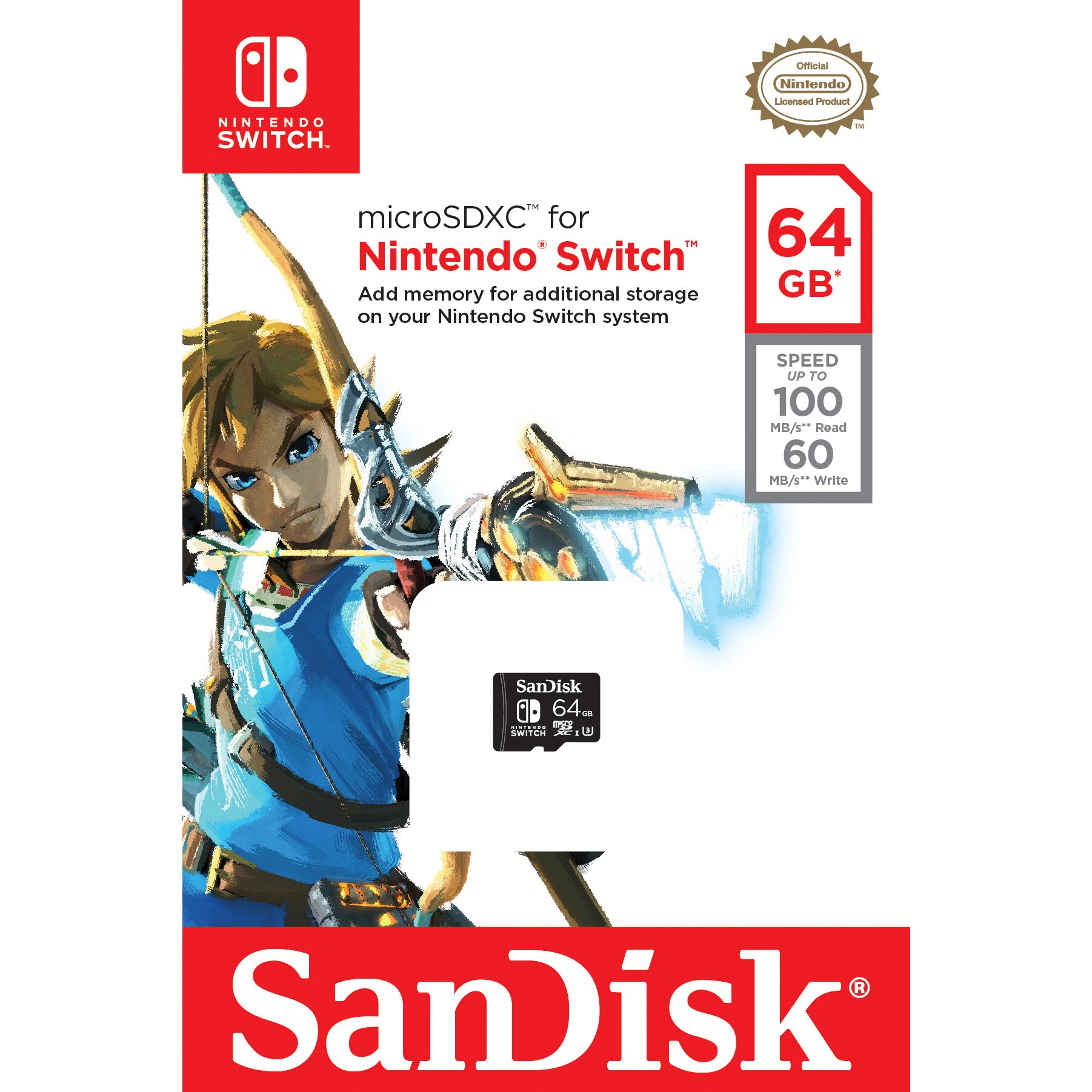 SanDisk Micro SD-kort till Nintendo Switch 64 GB - Elgiganten