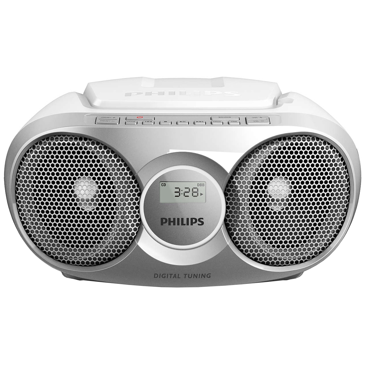 Philips CD-spelare /FM-radio AZ215S/12 (silver) - Digitalradio ...