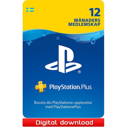 PlayStation Plus 12 Månaders Medlemskap - Elgiganten