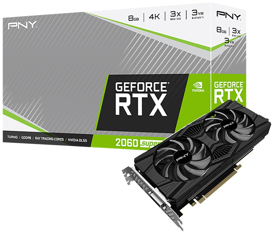 Pny Geforce Rtx 2060 Super Twin Fan Grafikkort 8g Grafikkort