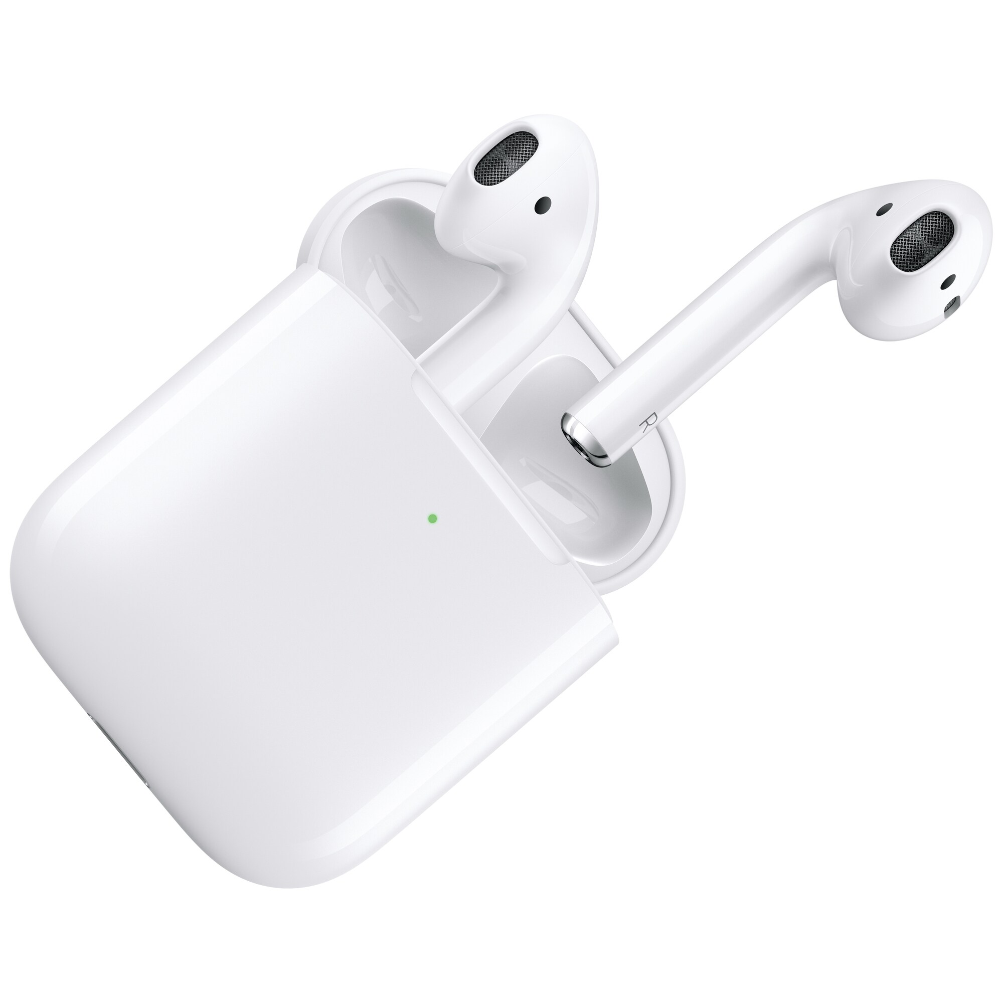 Apple AirPods 2019 helt trådlösa hörlurar med Qi fodral - Hörlurar ...