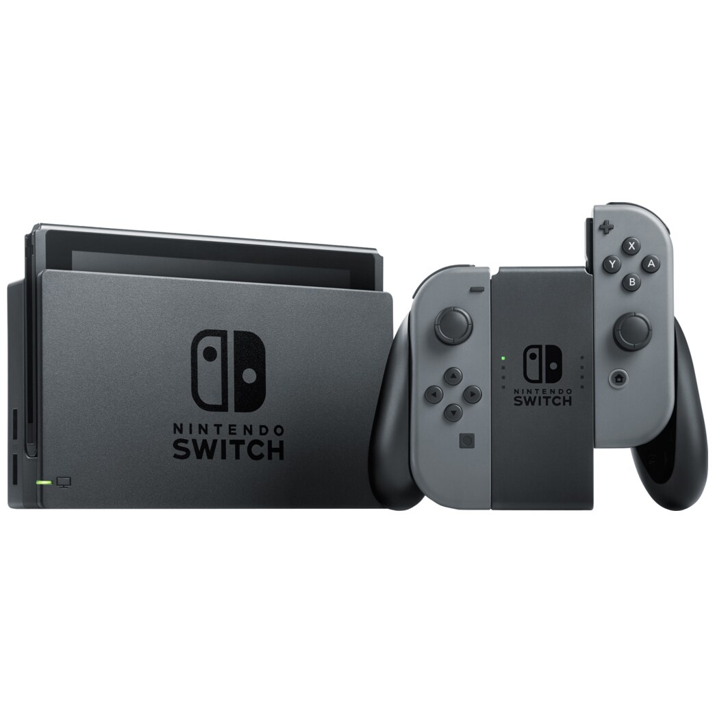 Nintendo Switch gaming konsol 2019 + Joy-Con (grå) - Spelkonsol ...