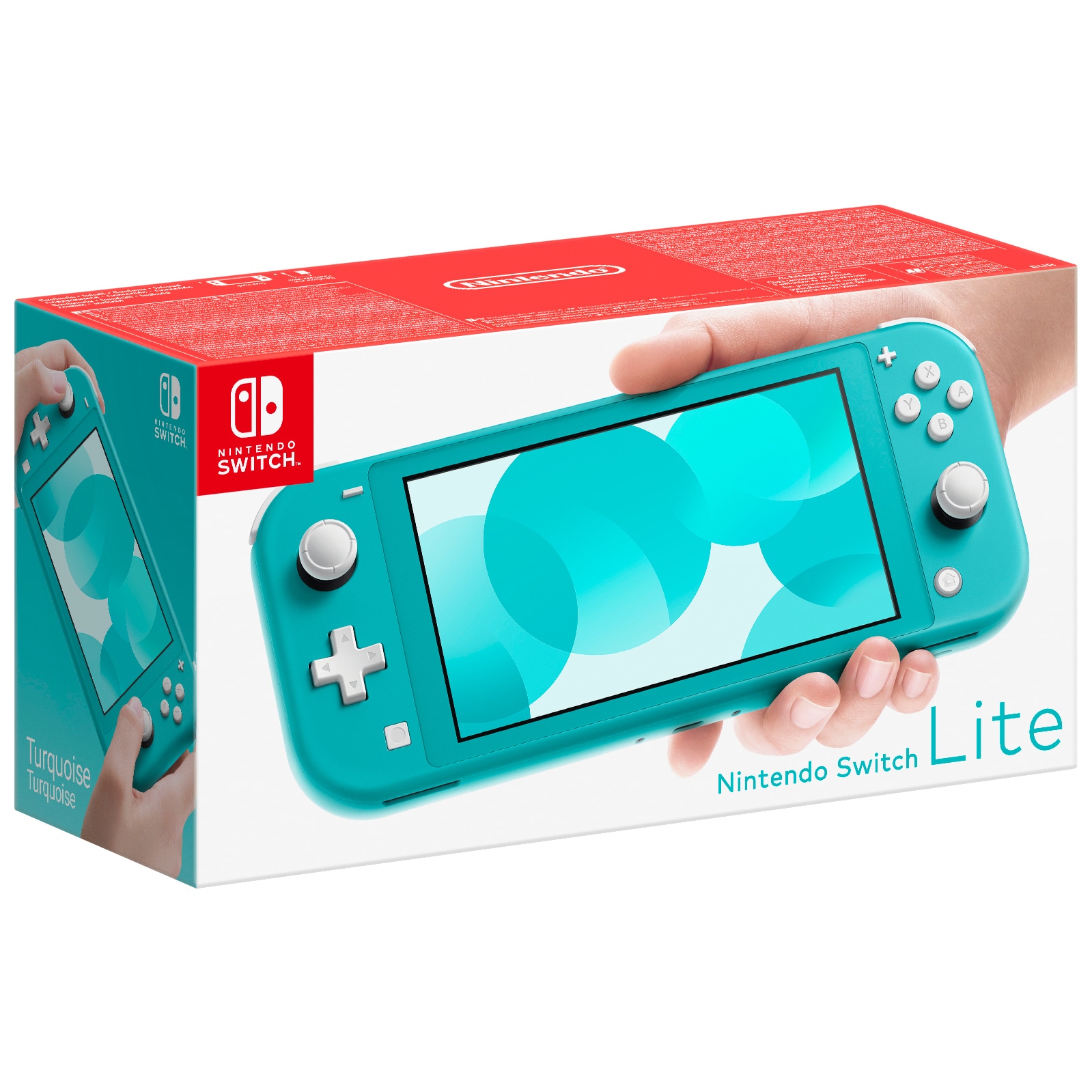 Nintendo Switch Lite spelkonsol (turkos) - Elgiganten