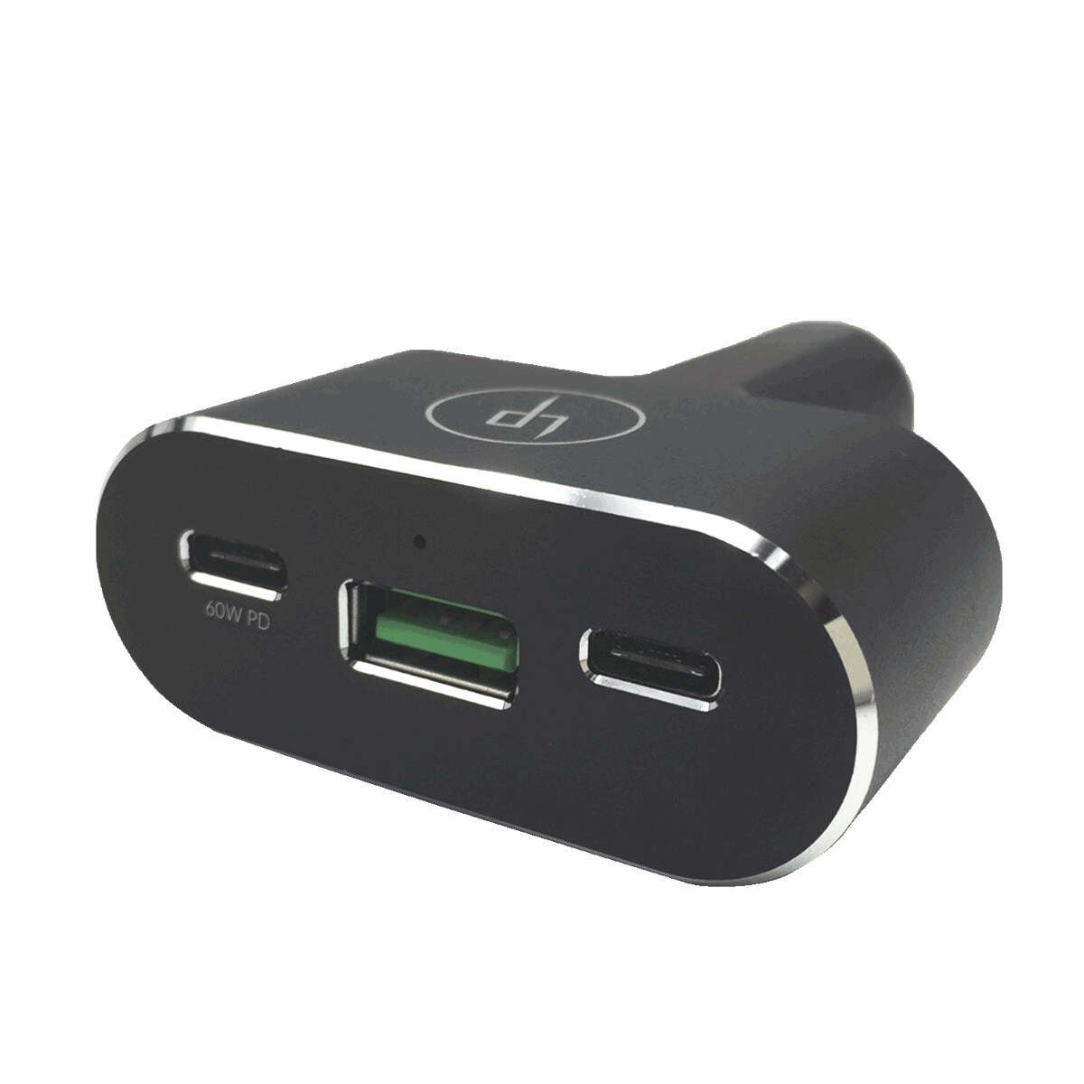 LIFEPowr 96W USB-C PD & QC 3.0 USB-A car charger, Svart - Elgiganten
