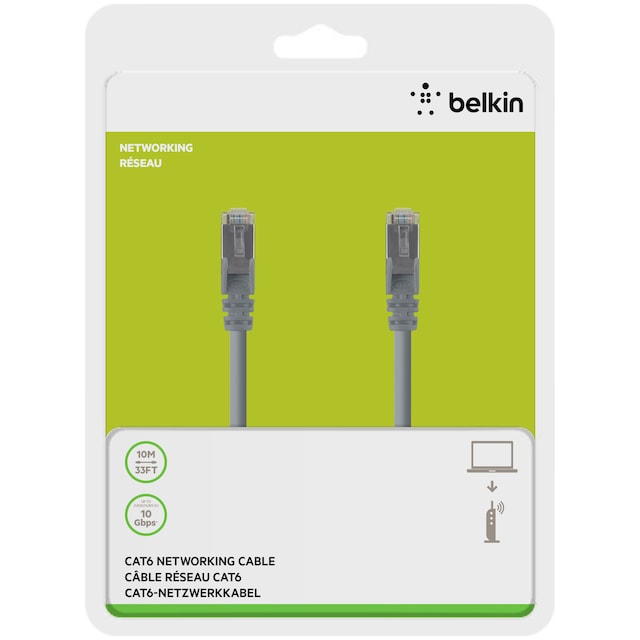 Belkin Cat6 nätverkskabel (10 m)