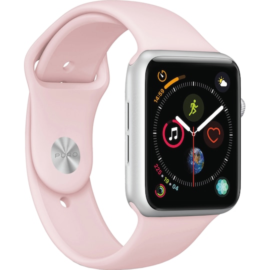 Puro Icon silikon sportarmband för Apple Watch 38-41 mm (rose) - Elgiganten