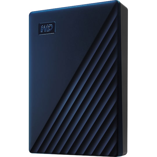 WD My Passport för Mac bärbar hårddisk 5 TB (blå) - Elgiganten