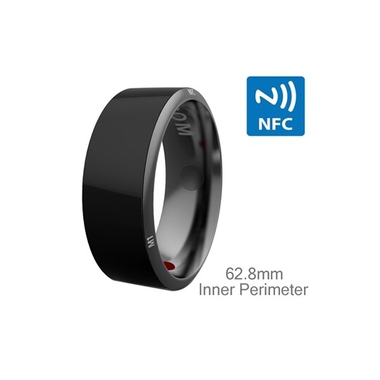 Jakcom R3 NFC smart ring - Hälsokoll - Telefonsamtal - Delning -  Herrstorlek 62,8 - Elgiganten