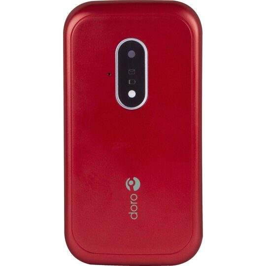Doro 7031 mobiltelefon (röd/vit) - Elgiganten