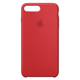 iPhone 8 Plus silikonfodral (röd)