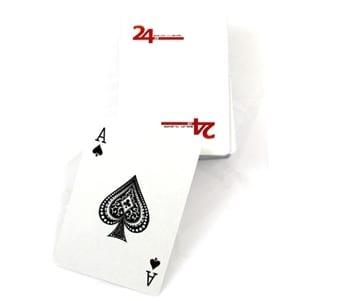 Kortlek / Spelkort med 24.se logotyp - Gadgets och övriga ...