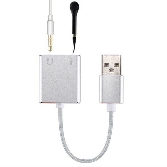 USB Ljudkort med Hörluringång och mikrofon uttag - Elgiganten