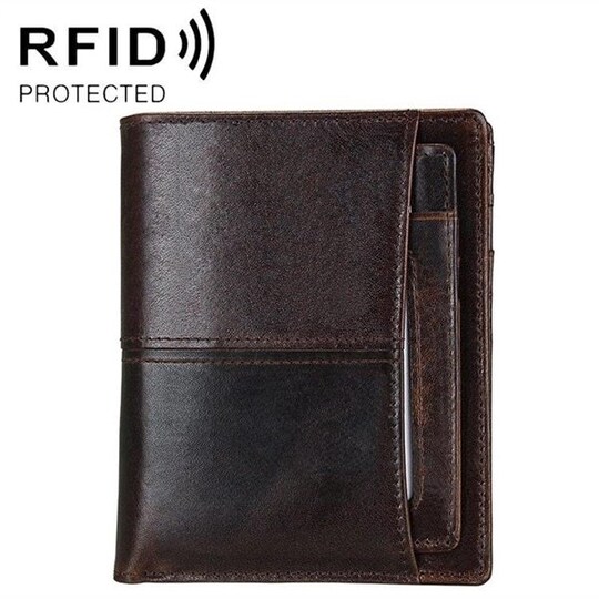 Herr Plånbok RFID Oil Wax med avtagbar korthållare - Elgiganten
