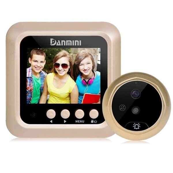 Dörrkamera Danmini 2,4"" skärm 2.0MP med videoinspelning - Elgiganten